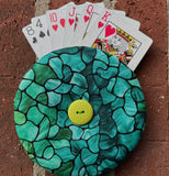 Playing Card Holder - Ombre Greens